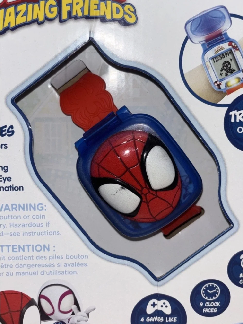 New VTech Spidey and His Amazing Friends Learning Watch